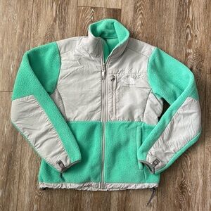 The North Face Mint / Seagram and Gray Denali Fleece Jacket Size Winter Coat S